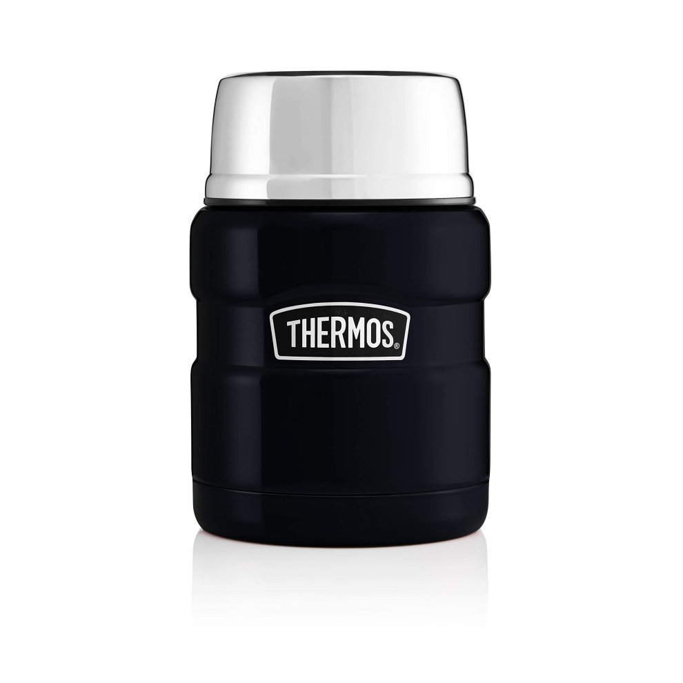 Thermos 183270 Stainless King Food Flask, Midnight Blue, 470 Ml