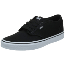 Vans Mens Mn Atwood Sneaker, Black canvas Black White, 6 UK