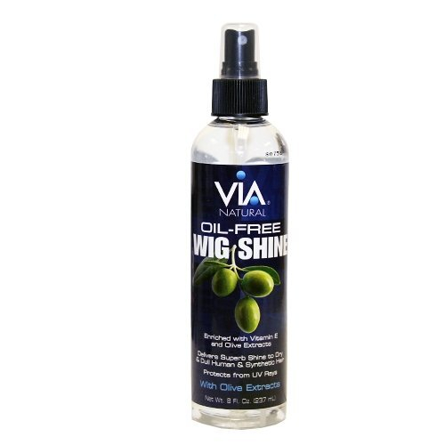 Via Natural Oil Free Wig Shine 8 Oz
