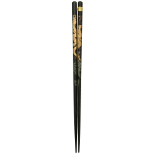 5 Pairs Titanium Plated Stainless Steel Chopsticks - 9.25 Inch, Non-Slip Tips, Square Laser Design, Gift Set - View #3