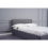 Grey Upholstered Storage Ottoman Bed With 3ft Single High Quality Memory Foam Mattress 3