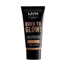 NYX PROFESSIONAL MAKEUP Born To Glow Naturligt Strålande Foundation, Medium Täckning - Neutral Tan