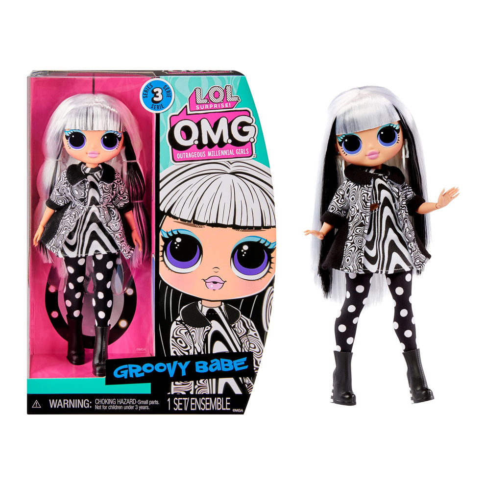 L.o.l. Surprise! Lol Surprise Omg Groovy Babe Fashion Doll With Multiple Surprises And Fabulous Accessories - Great Gift For Kids Ages 4+