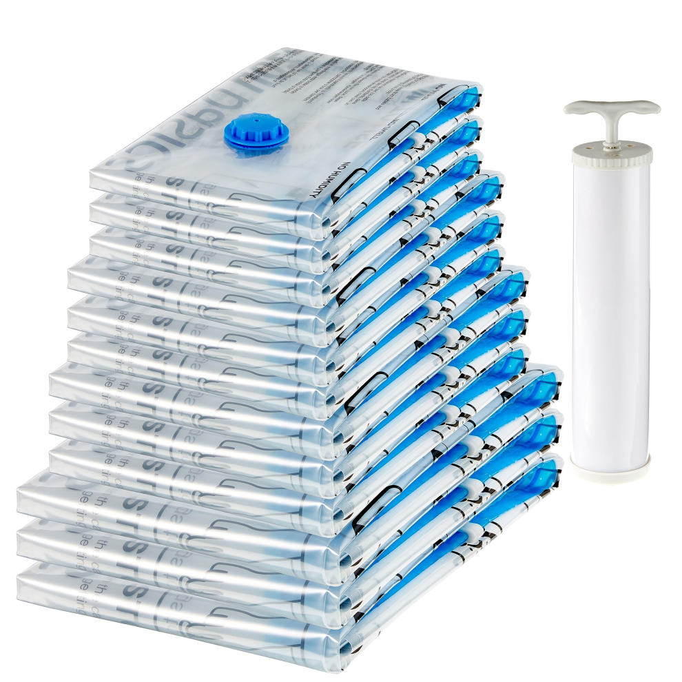 Amazon Basics Vacuum Storage Bags For Travel Space Saving Compression New - Image 3
