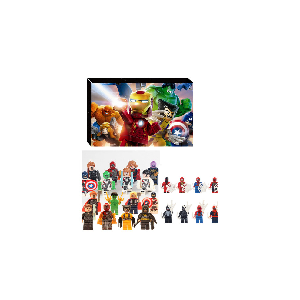 2023 Advent Calendar Christmas Halloween Countdown Superhero Minifigures Toys 24 Days Xmas Countdown Gifts