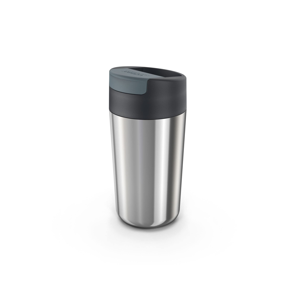 Joseph Joseph Sipp Stainless Steel Insulated Travel mug, Hygienic Leakproof reusable Vacuum thermal mug, coffee & Tea Insulated cup A- 16 fl oz