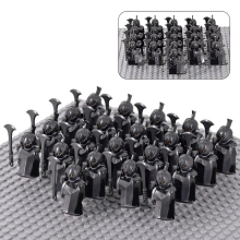 (Set 09) Medieval Figures Orc Soldiers Raider Vargr Wolf Elephant Mount Knights Building Blocks Toys