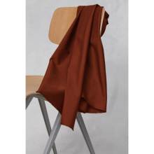 (Sienna) Mind The MAKER Organic Papertouch 100% Cotton Poplin - per metre
