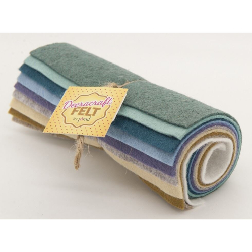 (Mix 4) Minerva Wool Felt Fabric Packs - per pack