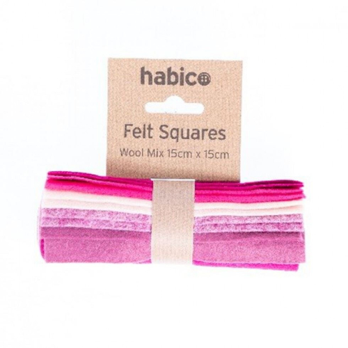(Mix 9) Minerva Wool Felt Fabric Packs - per pack