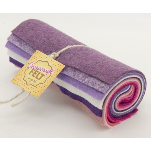(Mix 5) Minerva Wool Felt Fabric Packs - per pack