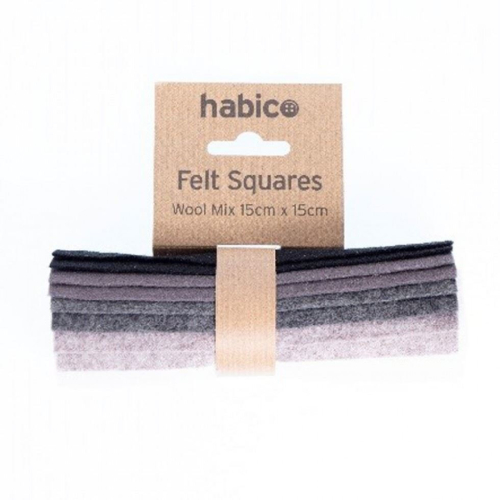 (Mix 12) Minerva Wool Felt Fabric Packs - per pack