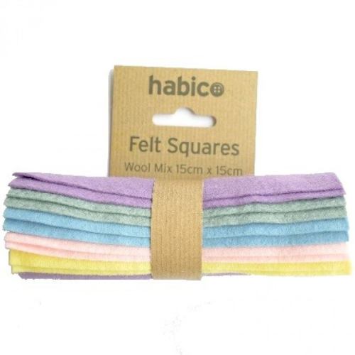 (Mix 14) Minerva Wool Felt Fabric Packs - per pack