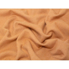 (Ginger) Minerva Jacquard Fleece Back Sweatshirt Stretch Knit - per metre