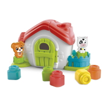 clementoni - Soft clemmy-Touch, Imagine & Play Sensory Farm-Playset Farm with Soft Bricks for children 10-36 Months-Made in Italy, Multicoloured, 1776