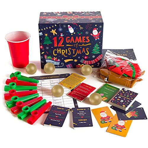 12 Games of Christmas - Family Board Game, Fun Christmas Games for ...