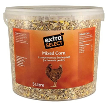 Extra Select Mixed Corn Poultry Feed Tub, 5 Litre