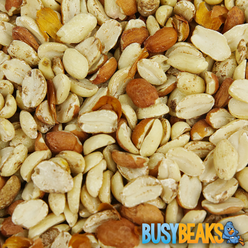 Busybeaks Split Peanuts - Fresh Quality Wild Birds Protein Garden Birds Food Mix