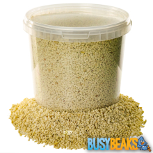 BusyBeaks Kibbled Peanuts - Freshly Chopped, Aflatoxin-Free, Protein-Rich Garden Bird Feed in Reusable Tubs