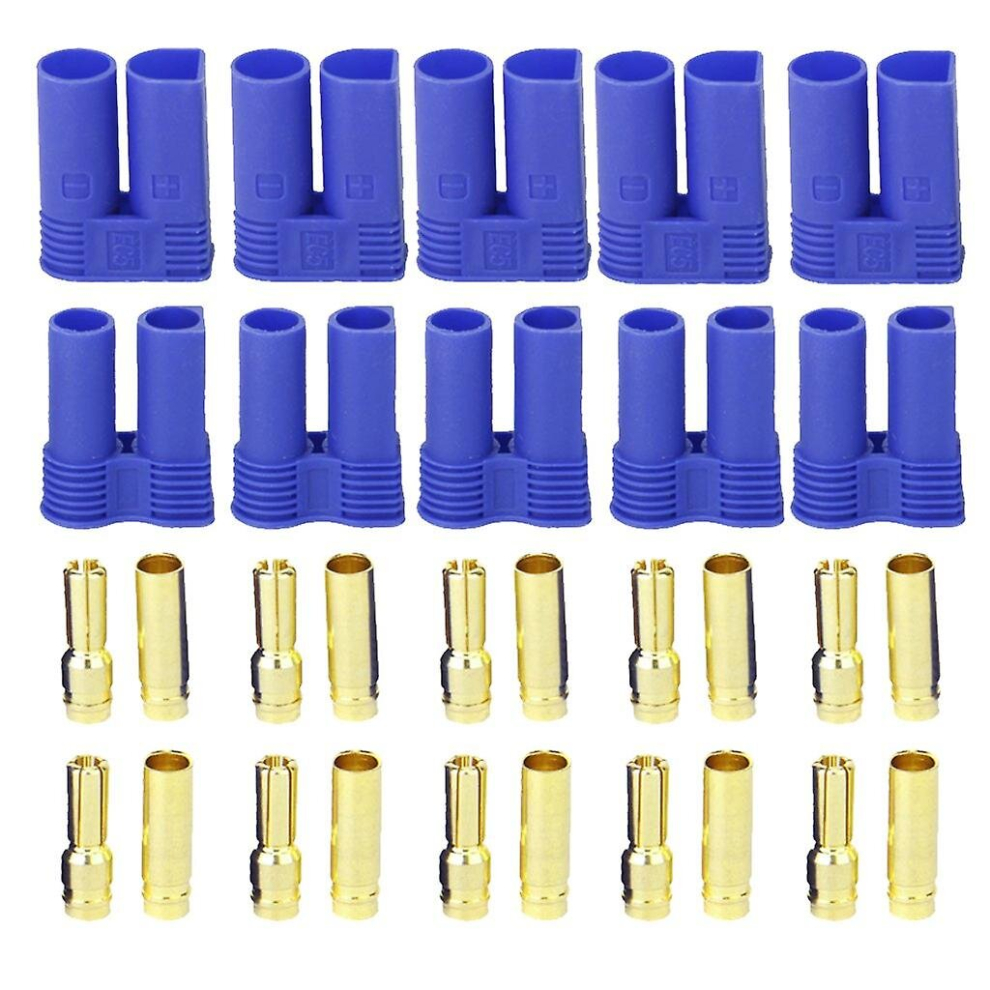5 Pairs Of Ec5  Plug Connector Female+male For Rc Esc /motor-image-OPC-PCY2YY9-NEW