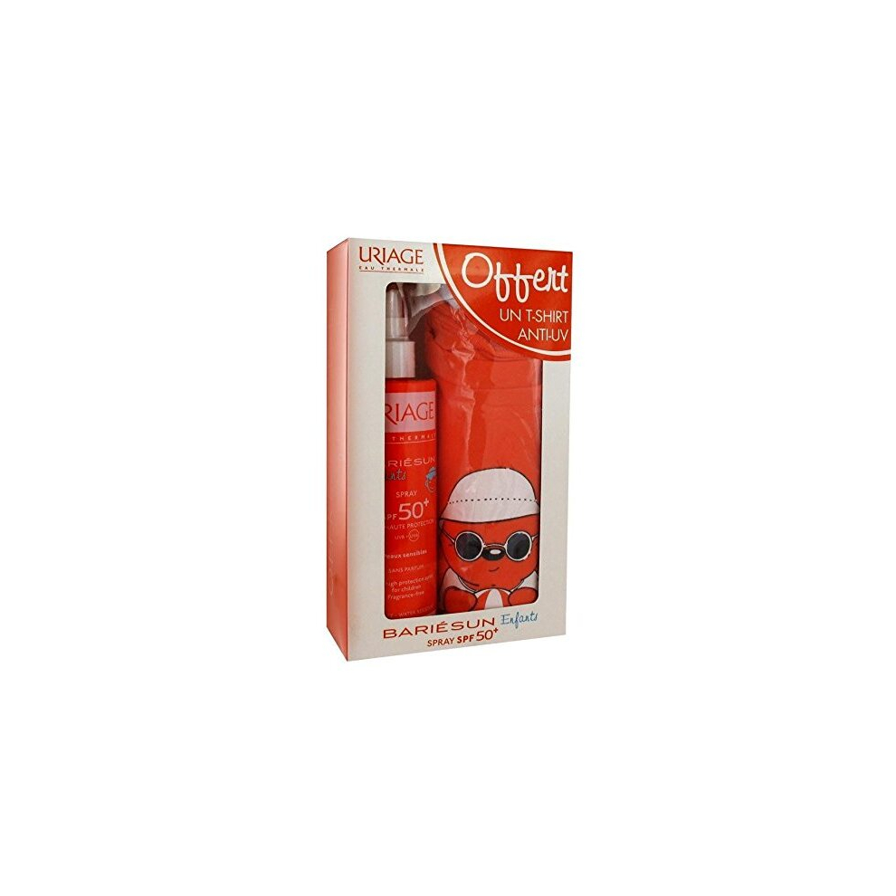 Uriage BariÃsun Gift Set 200ml SPF50+ Spray + Anti-UV Children's T-Shirt