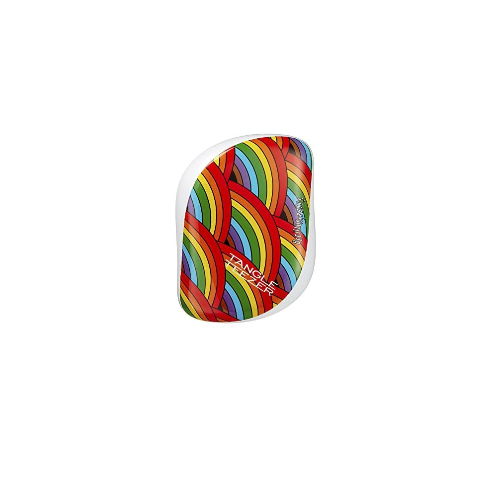 Tangle Teezer Compact Styler Detangling Hair Brush - Rainbow Galore