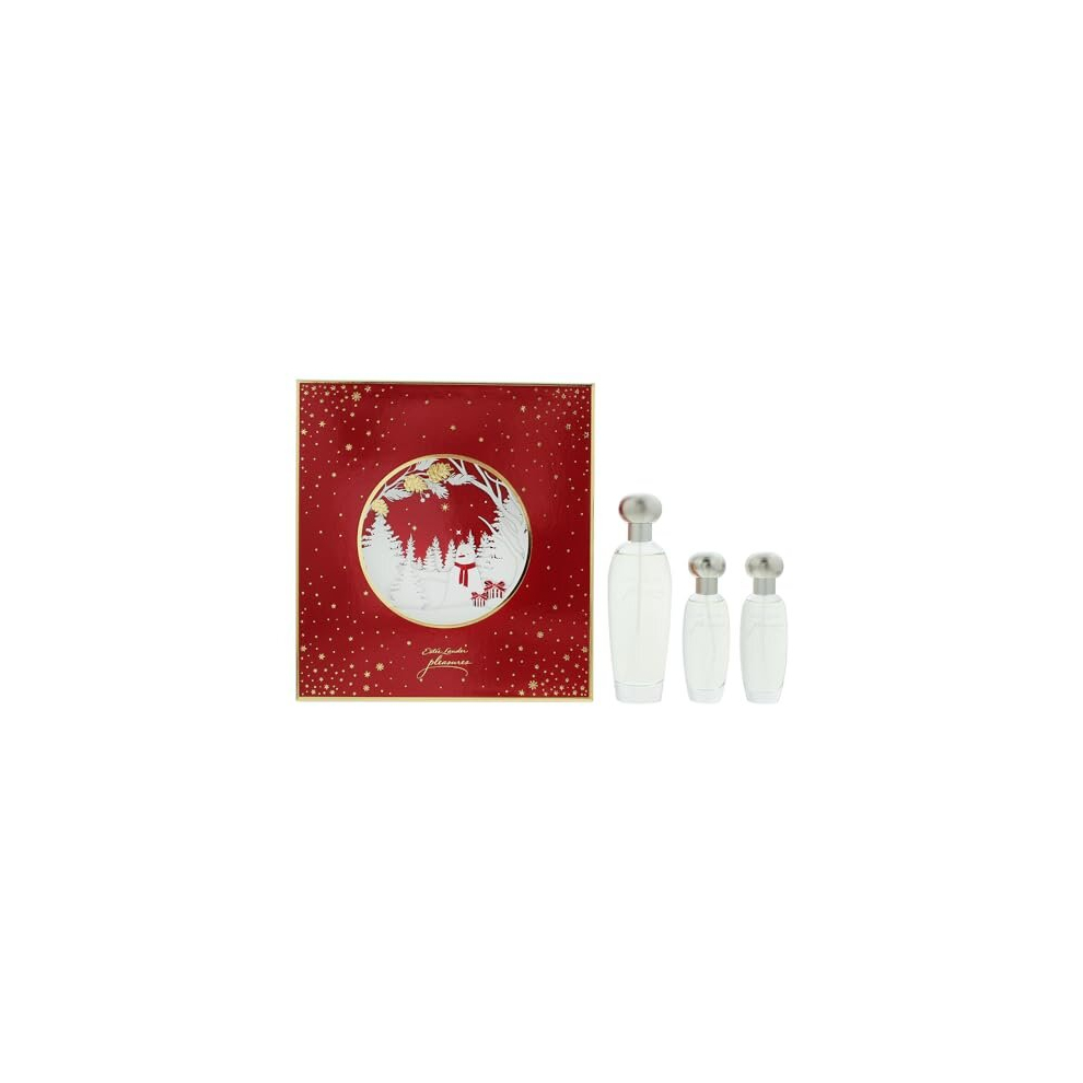 EstÃe Lauder Pleasures Gift Set 100ml EDP Spray + 30ml EDP Spray + 30ml EDP Spray