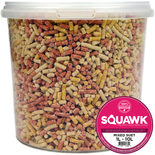 SQUAWK Mixed Suet Pellets (1L)