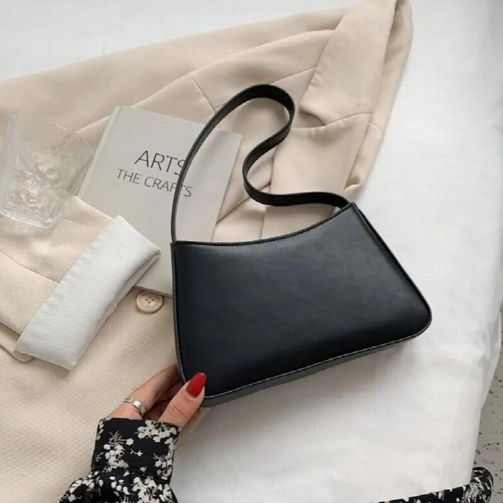 Solid Pu Leather Womens Shoulder Bag Handbags Female Ladies Underarm Tote Bags for Women-image-OPC-PCY5FMP-NEW