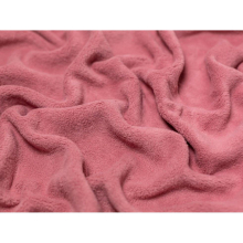 (Dusky Rose) Minerva Sheepskin Cotton Fleece - per metre