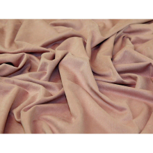 (Rose) John Louden Stretch Woven Suede Twill - per metre