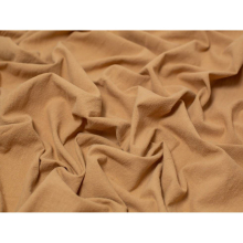 (Tan) Minerva Washed Vintage Linen Look Cotton - per metre