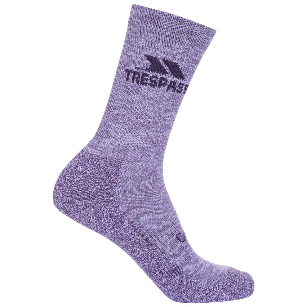 (6/9, Heather Melange) Trespass Womens Walking Socks Lightweight Leader