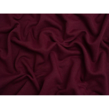 (Bordeaux) Minerva Recycled Fleece Back Sweatshirt Stretch Knit - per metre
