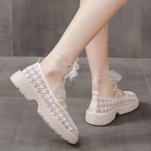 Shoes Woman Arrival Shoes Childrens Hollow Out Summer Breathable Sandals Student Solid Flat Shoes Mesh Shoes