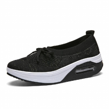 Women Flats Plus Size 35-43 Women Casual Shoes Spring Summer Slip On Seakers Women Breathable Espadrilles Basket Shoes Woman
