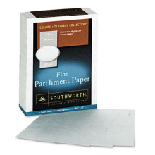 Colors + Textures Fine Parchment Paper Gray 24lb Letter 500 per Box - Gray - Letter