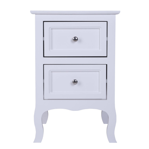 Modern 2 Drawer Bedside Table Cabinet Night Stand End Table Bedroom 2