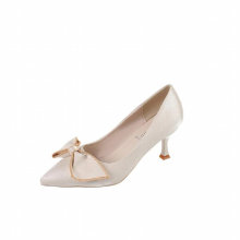 Spring Summer Shoes Woman European Ladies Flats Flock Bow-knot Espadrilles Shoes Pointed Toe Flats Shoes 31-45