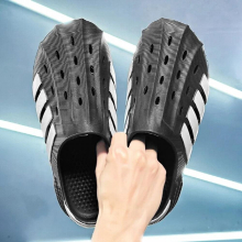 Mens Slippers Women Summer High Casual Novel Indoor Sandals Couple Outdoor Waterproof Non-slip Flip-flops