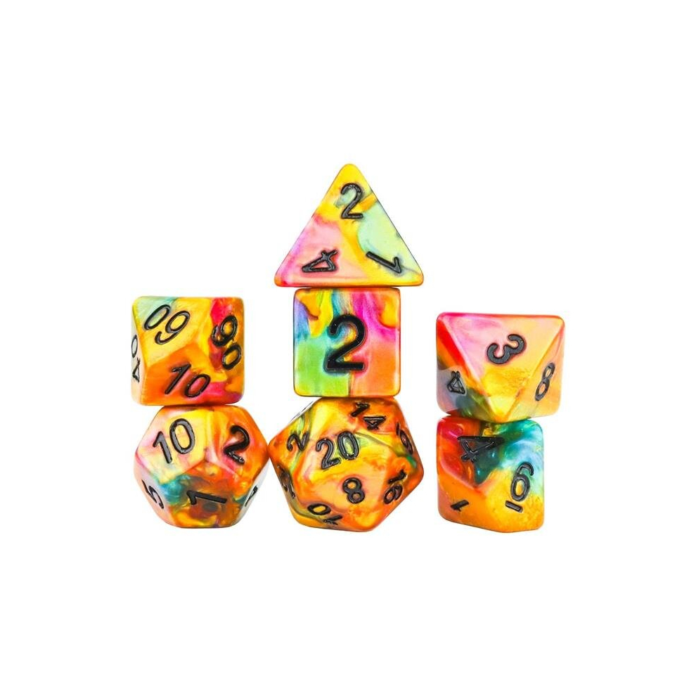Photos - Other Toys Poco Rainbow GD Dice - Set of 7 PO3303387 