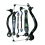 BMW X5/X6 Front Lower Wishbone Suspension Arm Kit 8pc TBX5E70FRONTSUSPKIT fits E70/E71/E72 5