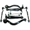 BMW X5/X6 Front Lower Wishbone Suspension Arm Kit 8pc TBX5E70FRONTSUSPKIT fits E70/E71/E72 4