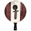 Pizza Board Cutting Serving Wooden Paddle Round Pizza Cutter Wheel 3