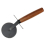 Pizza Board Cutting Serving Wooden Paddle Round Pizza Cutter Wheel 5