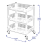 (3 Tier - Blue) 3/4 Tier Kitchen Trolley Fruit Vegetable Storage 2