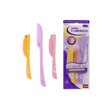 3-Piece Flamingos Ladies Razor For Facial And Body Hair