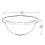 (White) Plastic Mixing Bowl Round Kitchen Baking 3
