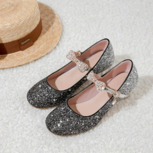 Crystal Shoes Catwalk Childrens Shoes, Childrens High Heels, Princess Shoes, Big Childrens Dresses, Show Shoes 806