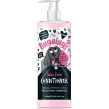 BUGALUGS Dog Conditioner with Baby Fresh dog perfume, best grooming Conditioner for dogs, puppy & smelly pet that detangles & moisturises